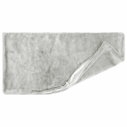 Kussensloop 2 st HEERLEN Lichtgrijs 40 x 80 cm Flanel