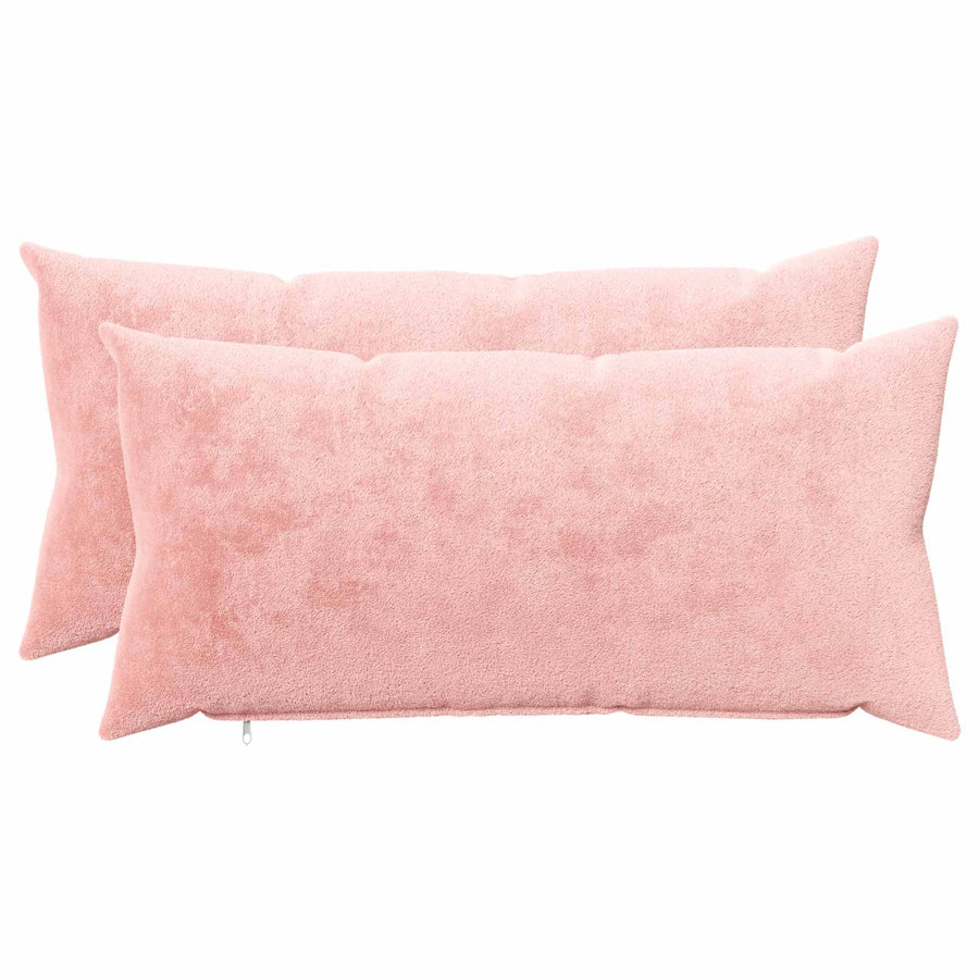 Kussensloop 2 st HEERLEN Roze 40 x 80 cm Flanel