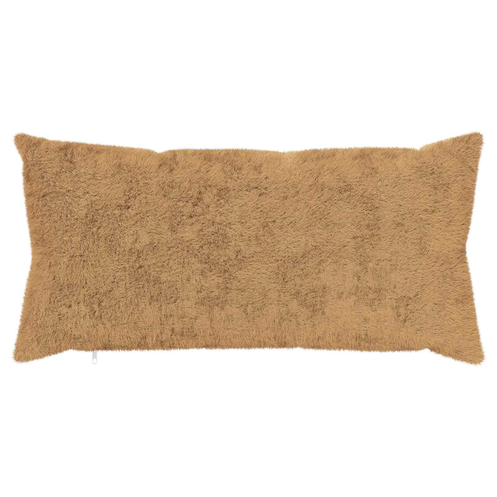 Kussensloop 6 st HEERLEN Taupe 40 x 80 cm Nep Konijnenbont
