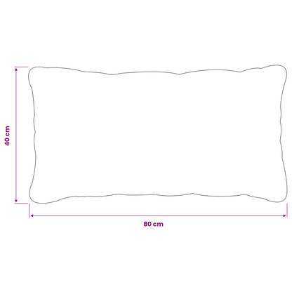 Kussensloop 2 st HEERLEN Roze 40 x 80 cm Nep Konijnenbont