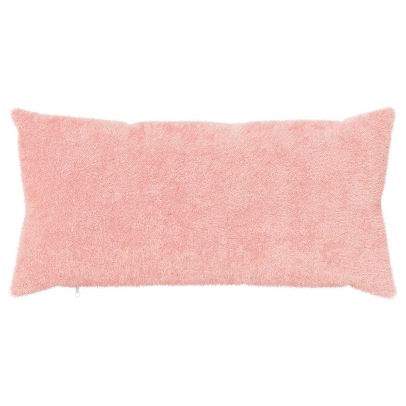 Kussensloop 12 st HEERLEN Roze 40 x 80 cm Nep Konijnenbont