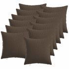 Kussensloop 12 st HEERLEN Taupe 45 x 45 cm Stof