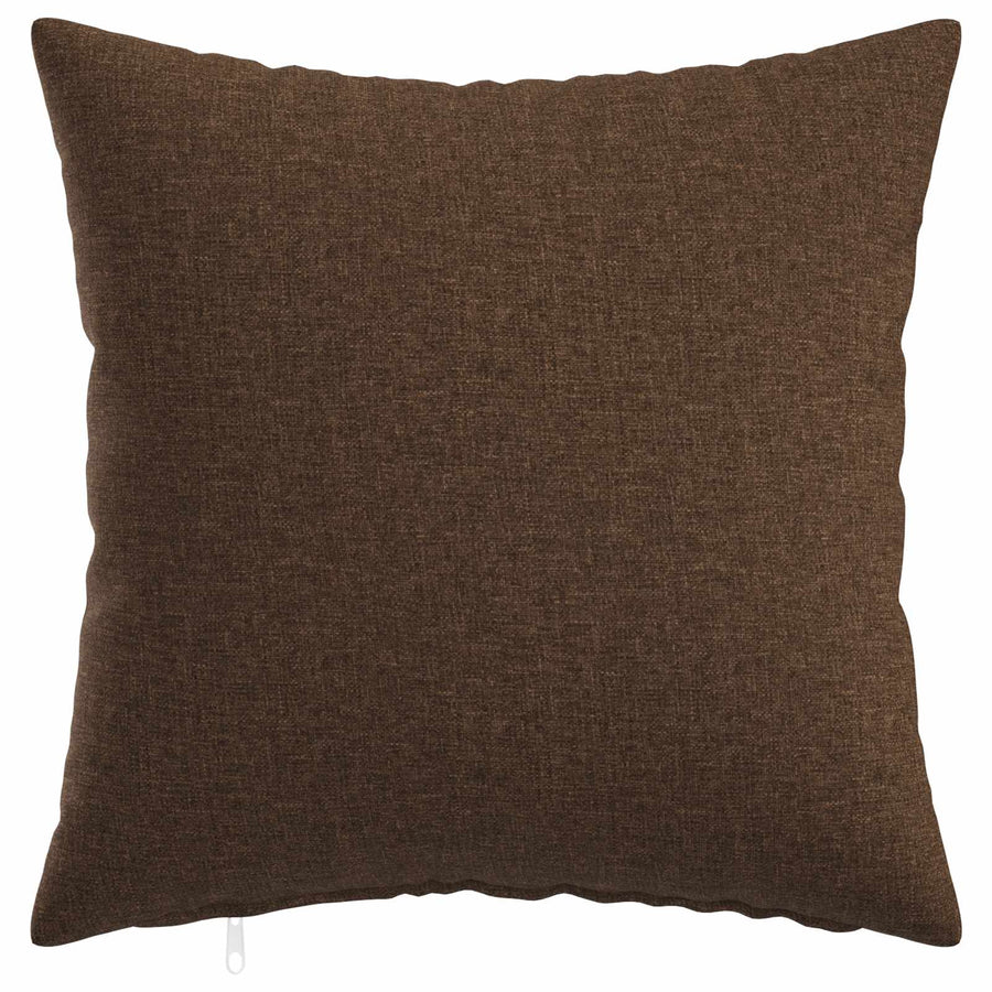 Kussensloop 6 st HEERLEN Bruin 45 x 45 cm Stof