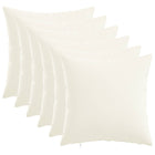 Kussensloop 45x45 cm wit 6 stuks polyester