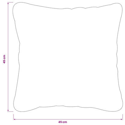 Kussensloop 6 pcs HEERLEN Blauw 45 x 45 cm Fluweel