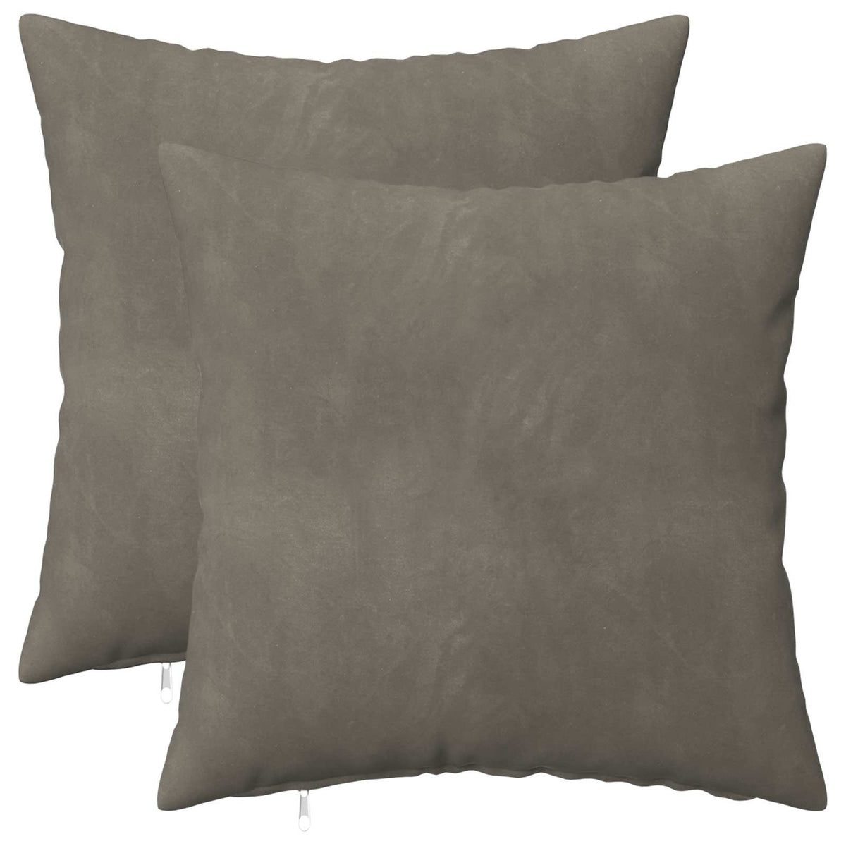Kussensloop 2 pcs HEERLEN Lichtgrijs 45 x 45 cm Fluweel