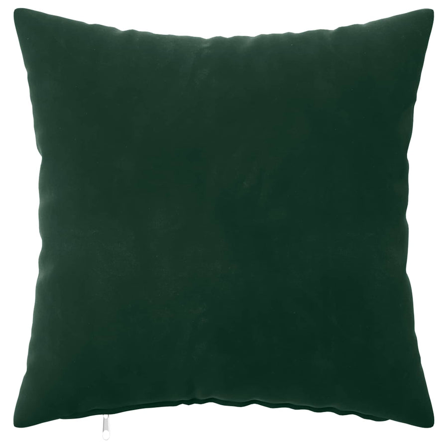 Kussensloop 2 pcs HEERLEN Donkergroen 45 x 45 cm Fluweel