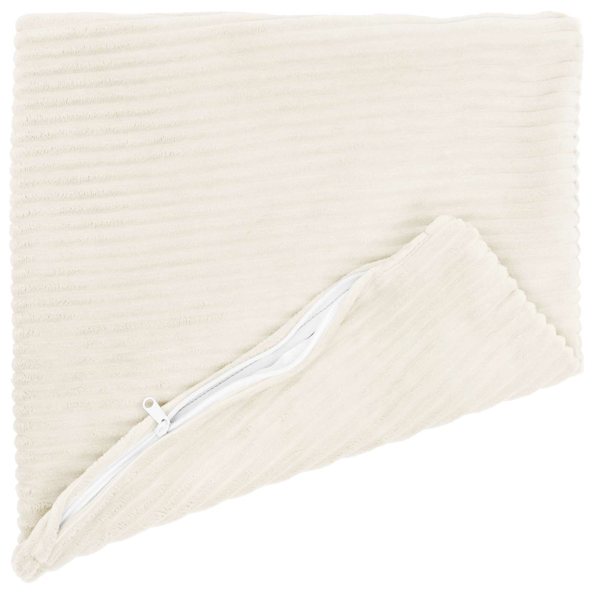 Kussensloop 2 pcs HEERLEN Crèmekleurig 45 x 45 cm corduroy