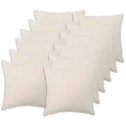 Kussensloop 45x45 cm bouclé crème 12 stuks