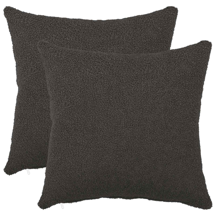 Kussensloop 2 pcs HEERLEN Donkergrijs 45 x 45 cm Bouclé