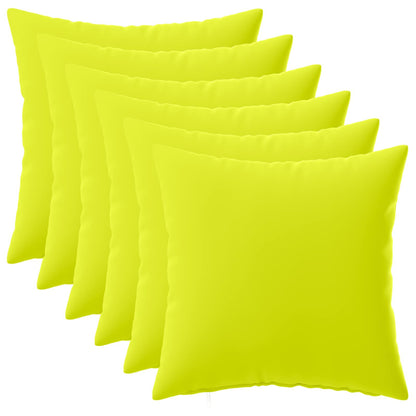 Kussensloop 6 pcs HEERLEN Helder groen 45 x 45 cm Polyester
