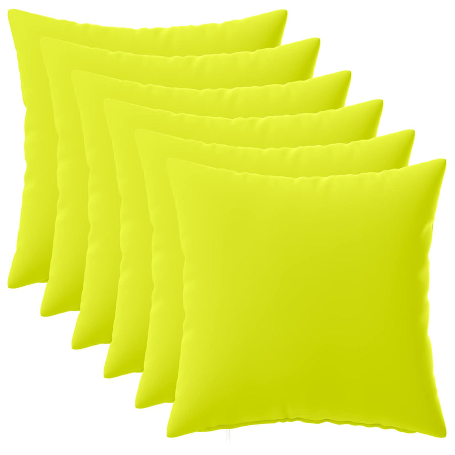 Kussensloop 6 pcs HEERLEN Helder groen 45 x 45 cm Polyester