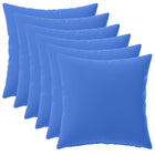 Kussensloop 6 stuks koninklijk blauw 45x45 cm polyester