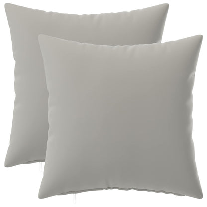 Kussensloop 2 pcs HEERLEN Grijs 45 x 45 cm Polyester