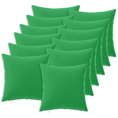 Kussensloop 12 pcs HEERLEN Groen 45 x 45 cm Polyester