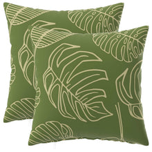 Kussensloop 2 pcs HEERLEN Bladontwerp 45 x 45 cm Polyester
