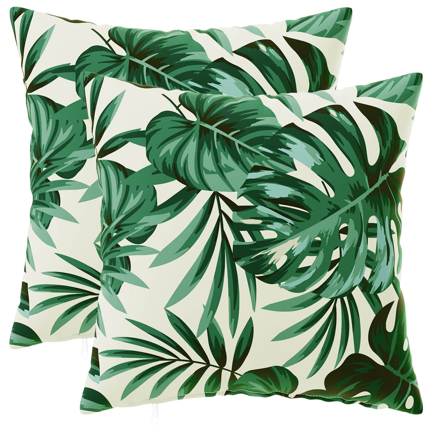 Kussensloop 2 pcs HEERLEN Bladpatroon 45 x 45 cm Polyester