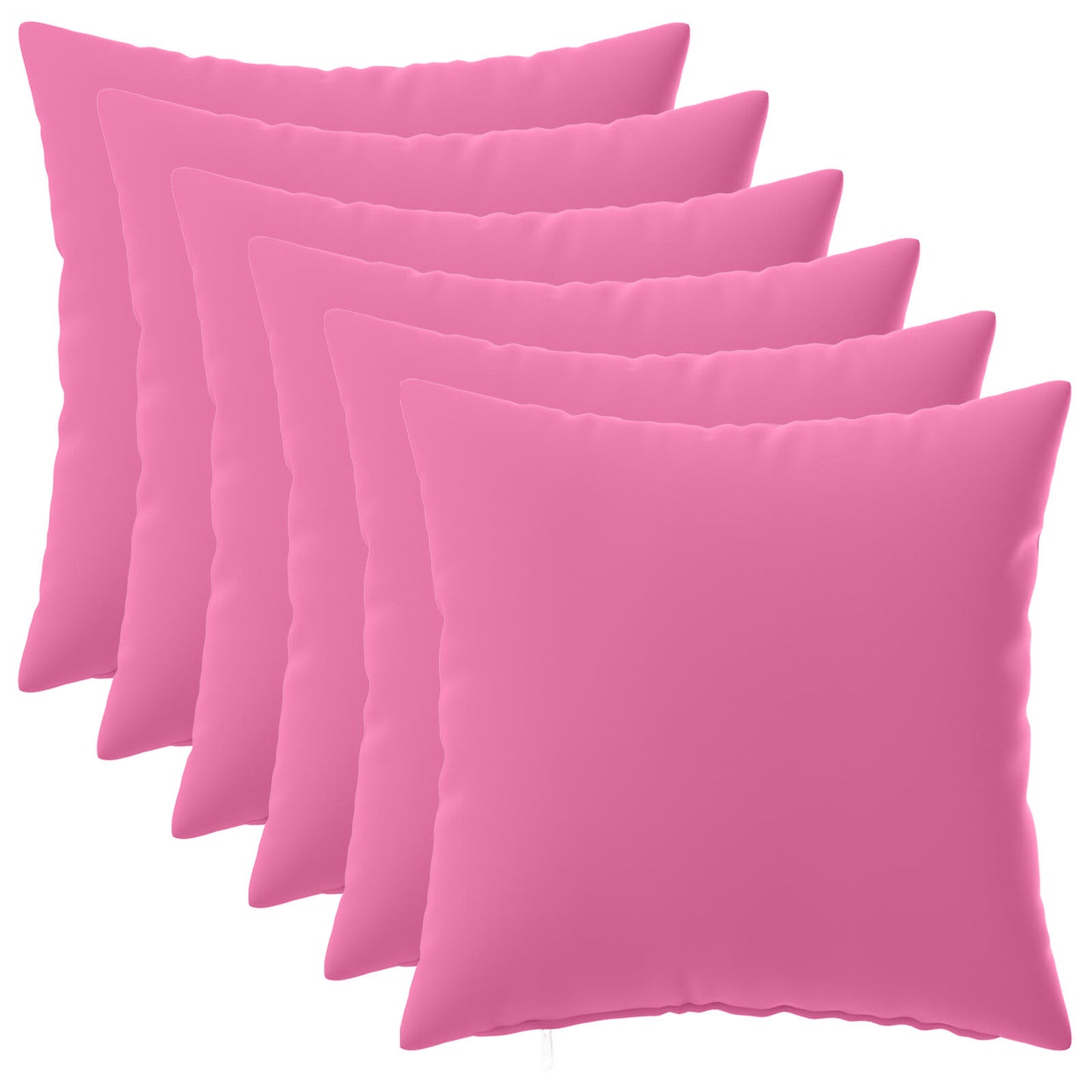 Kussensloop 6 pcs HEERLEN Roze 45 x 45 cm Polyester