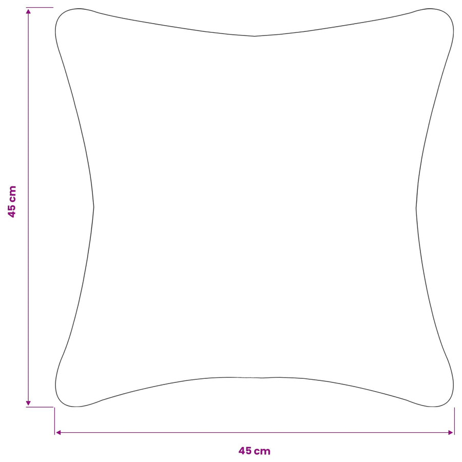 Kussensloop 2 pcs HEERLEN Donkergroen 45 x 45 cm Bouclé