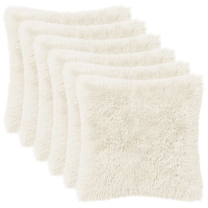 Kussensloop 6 pcs HEERLEN Wit 45 x 45 cm PV Fleece