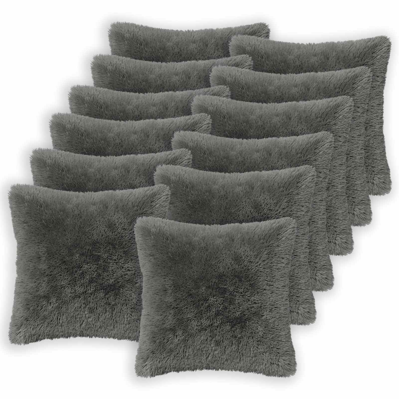 Kussensloop 12 pcs HEERLEN Lichtgrijs 45 x 45 cm PV Fleece