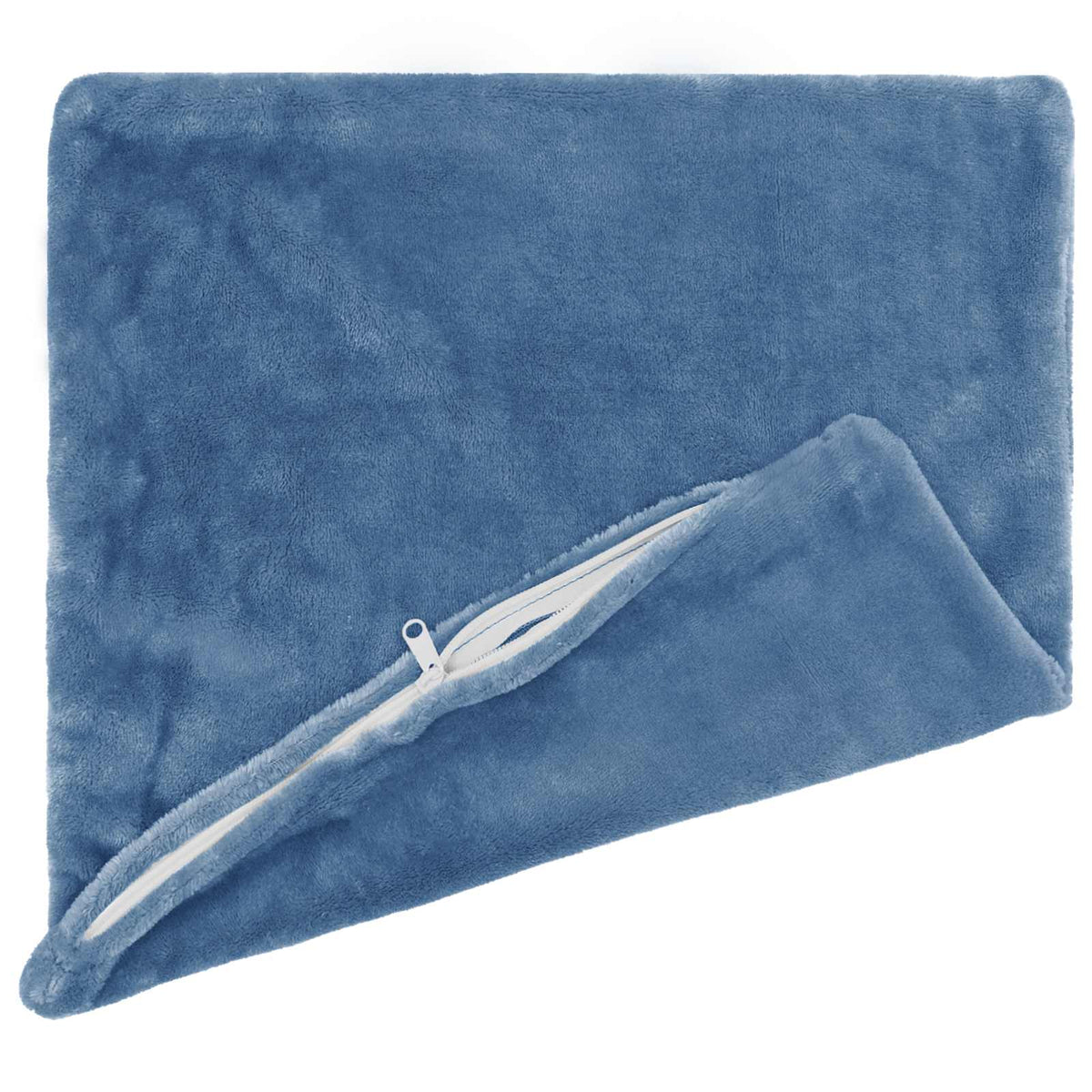 Kussensloop 2 st HEERLEN Lichtblauw 45 x 45 cm Flanel