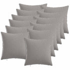 Kussensloop 50x50 cm 12 stuks wolkengrijs polyester