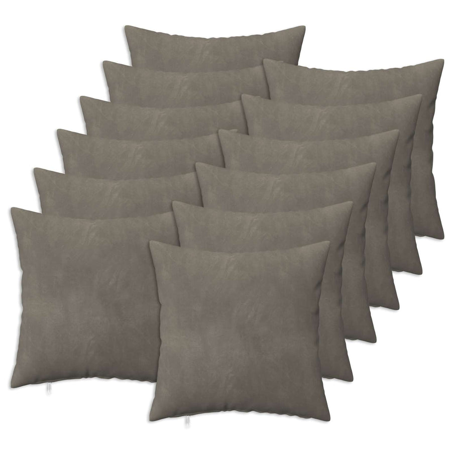 Kussensloop 12 pcs HEERLEN Lichtgrijs 50 x 50 cm Fluweel