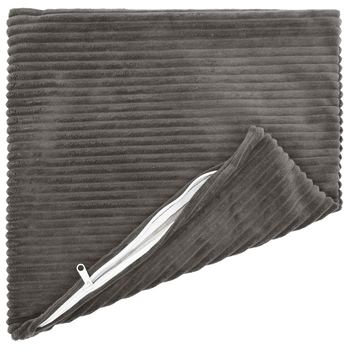 Kussensloop 2 pcs HEERLEN Donkergrijs 50 x 50 cm corduroy