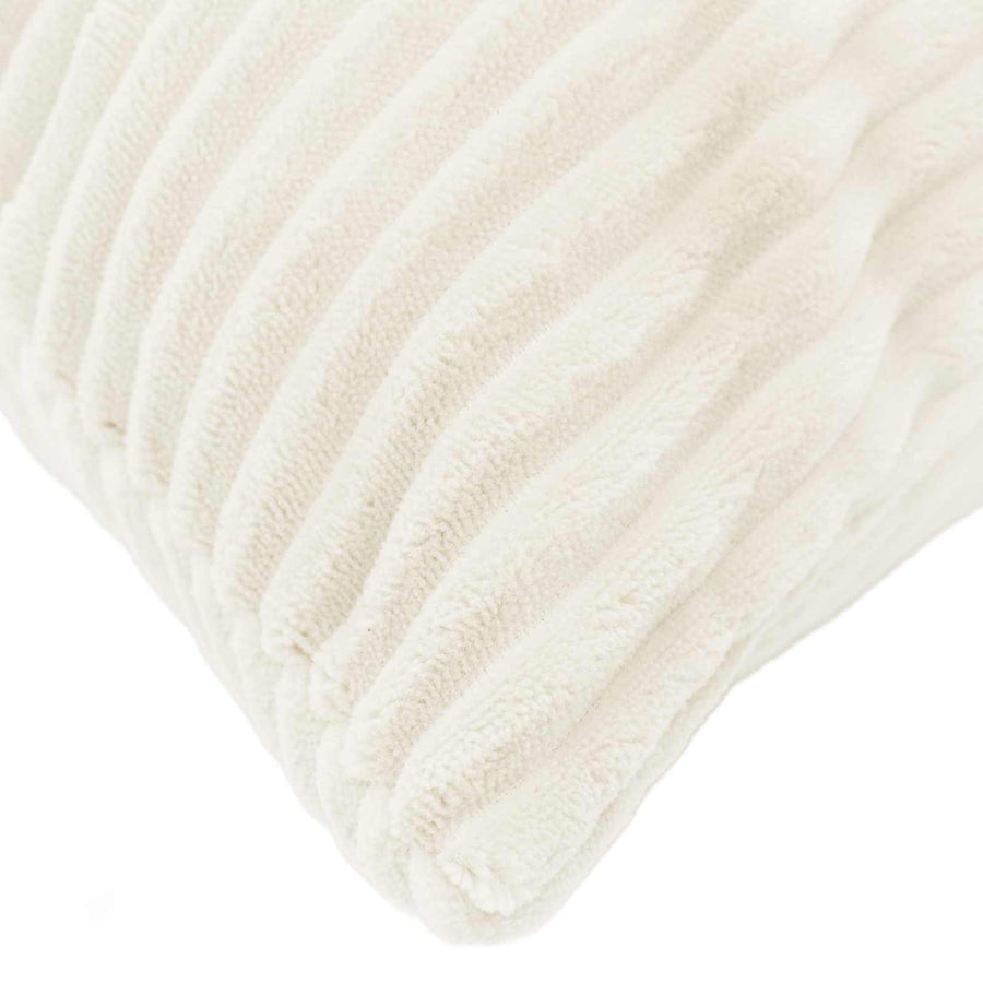 Kussensloop 12 pcs HEERLEN Crèmekleurig 50 x 50 cm corduroy