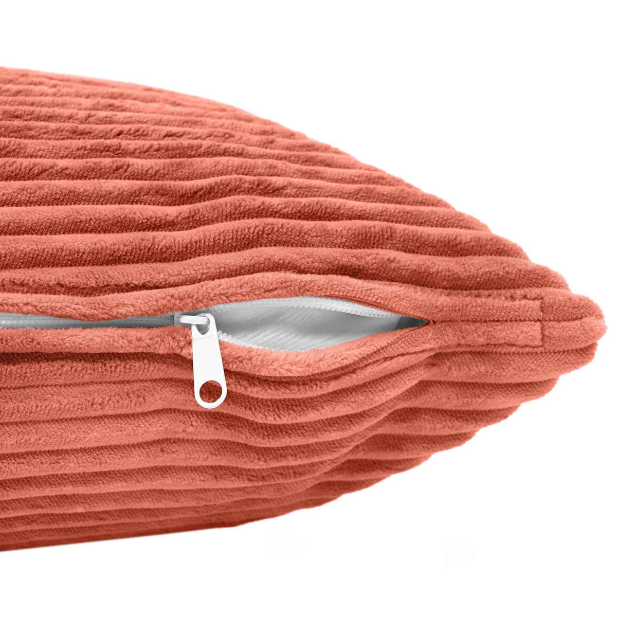 Kussensloop 12 pcs HEERLEN Rood-oranje 50 x 50 cm corduroy