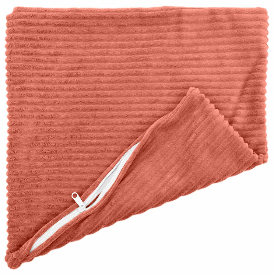 Kussensloop 12 pcs HEERLEN Rood-oranje 50 x 50 cm corduroy