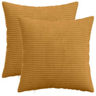 Kussensloop 2 pcs HEERLEN Geel 50 x 50 cm corduroy