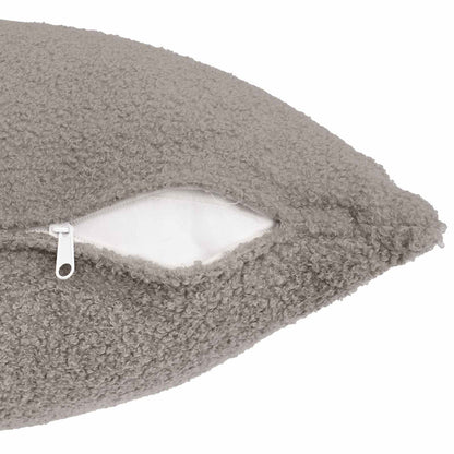 Kussensloop 12 pcs HEERLEN Lichtgrijs 50 x 50 cm Bouclé