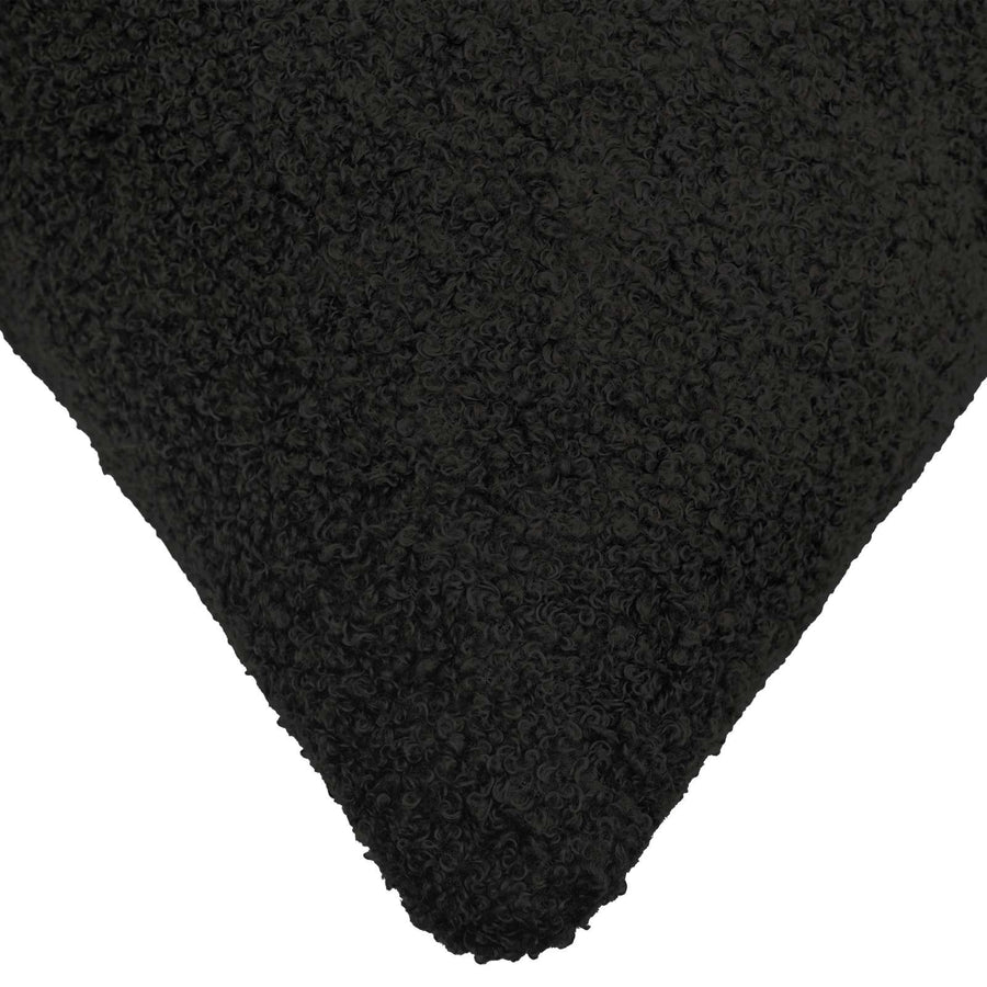 Kussensloop 6 pcs HEERLEN Zwart 50 x 50 cm Bouclé