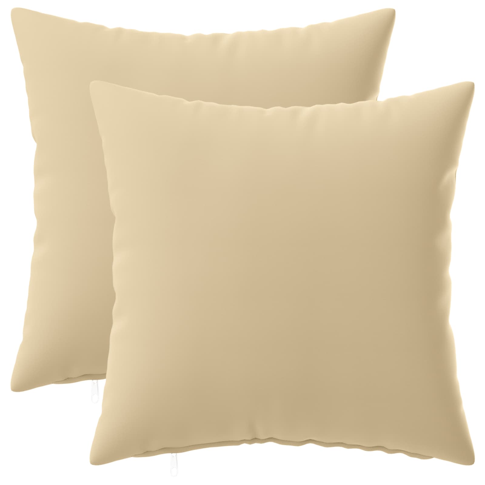 Kussensloop 2 pcs HEERLEN Beige 50 x 50 cm Polyester