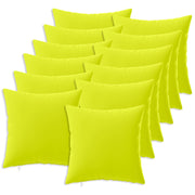 Kussensloop 50 x 50 cm helder groen (12 stuks)