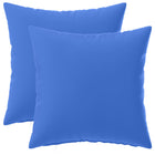 Kussensloop 2 stuks koninklijk blauw 50 x 50 cm polyester
