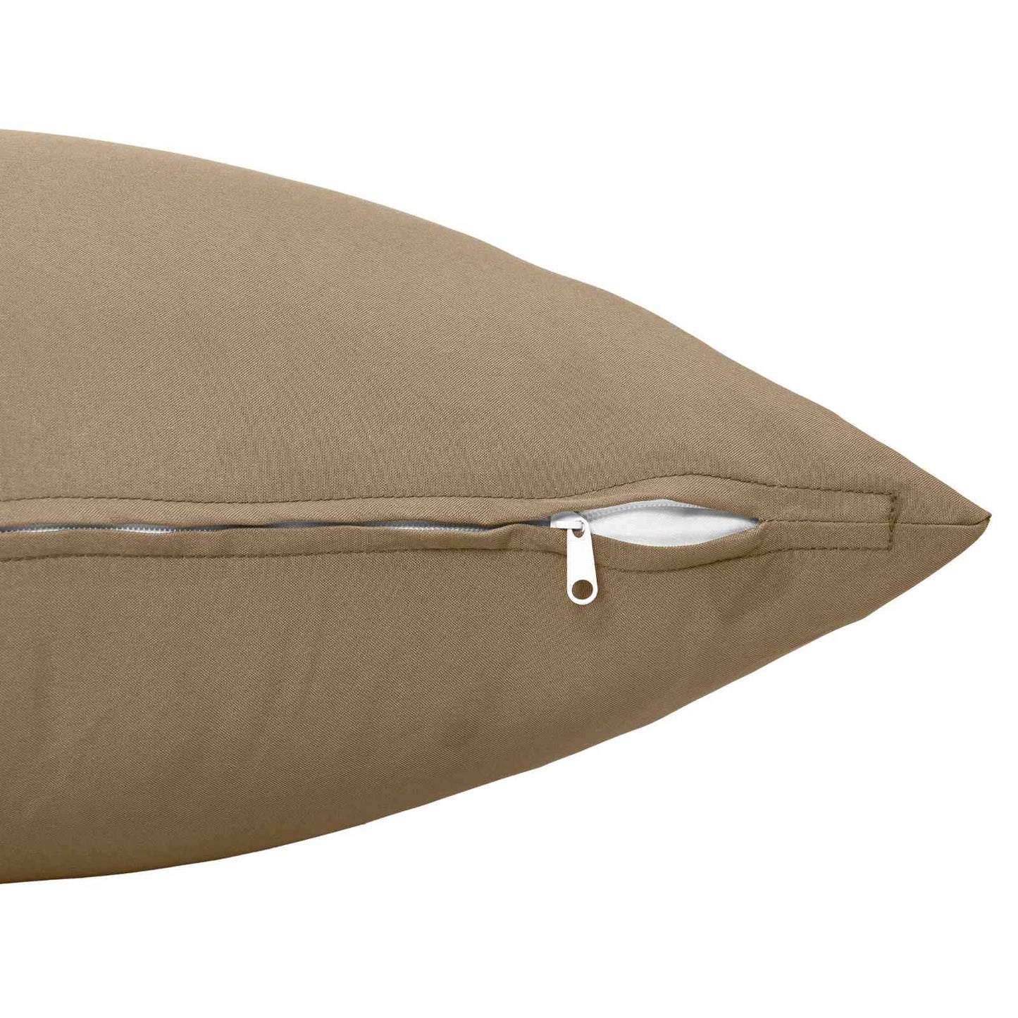 Kussensloop 12 st HEERLEN Taupe 50 x 50 cm Polyester