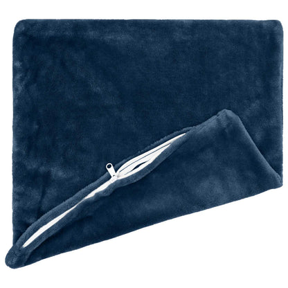 Kussensloop 12 st HEERLEN Marineblauw 50 x 50 cm Flanel