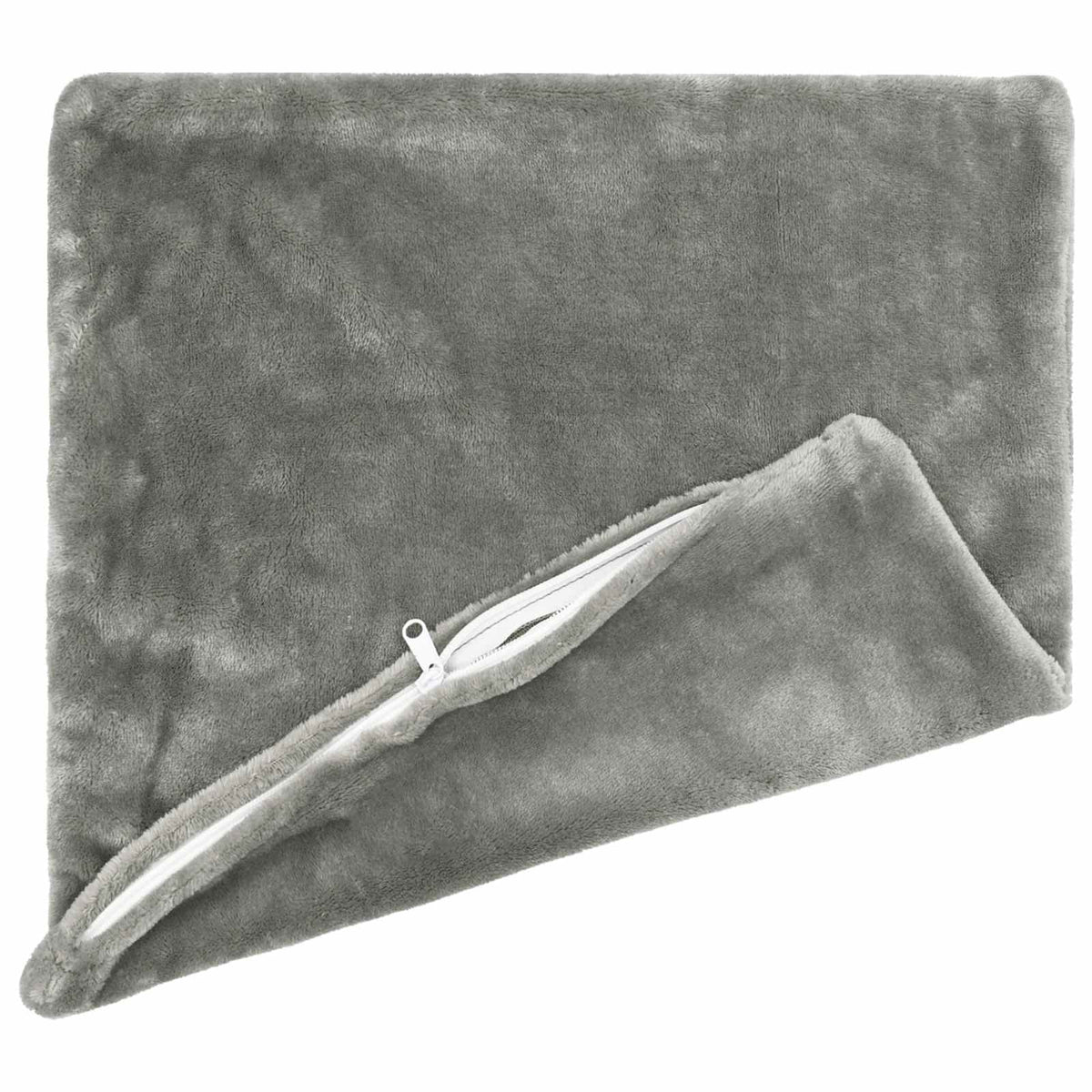 Kussensloop 2 st HEERLEN Donkergrijs 50 x 50 cm Flanel