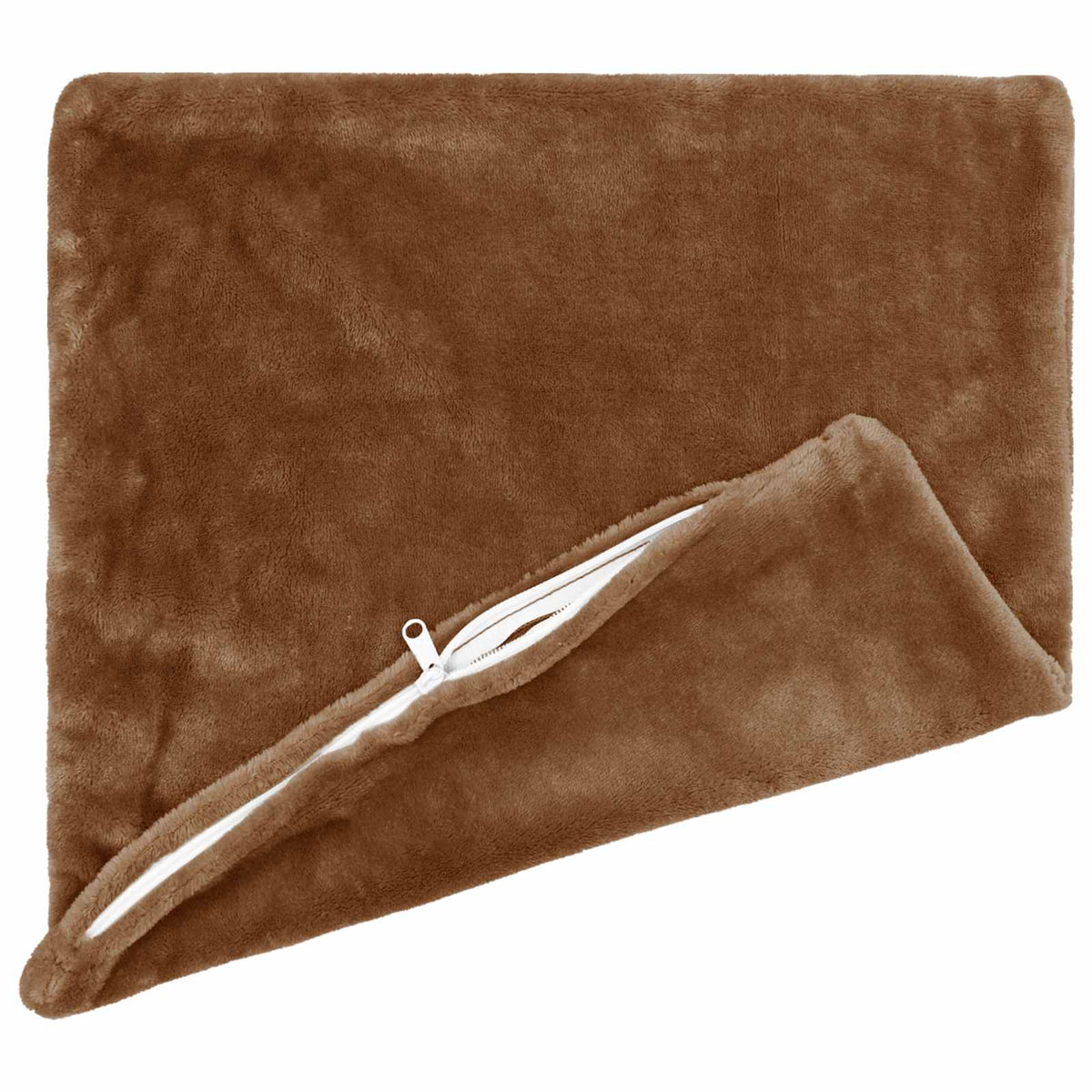 Kussensloop 2 st HEERLEN Licht Bruin 50 x 50 cm Flanel