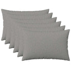 Kussensloop 6 stuks wolkengrijs 50x70 cm polyester