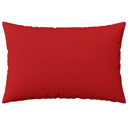 Kussensloop 6 st HEERLEN Rood 50 x 70 cm Stof