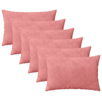 Kussensloop 6 pcs HEERLEN Roze 50 x 70 cm Fluweel