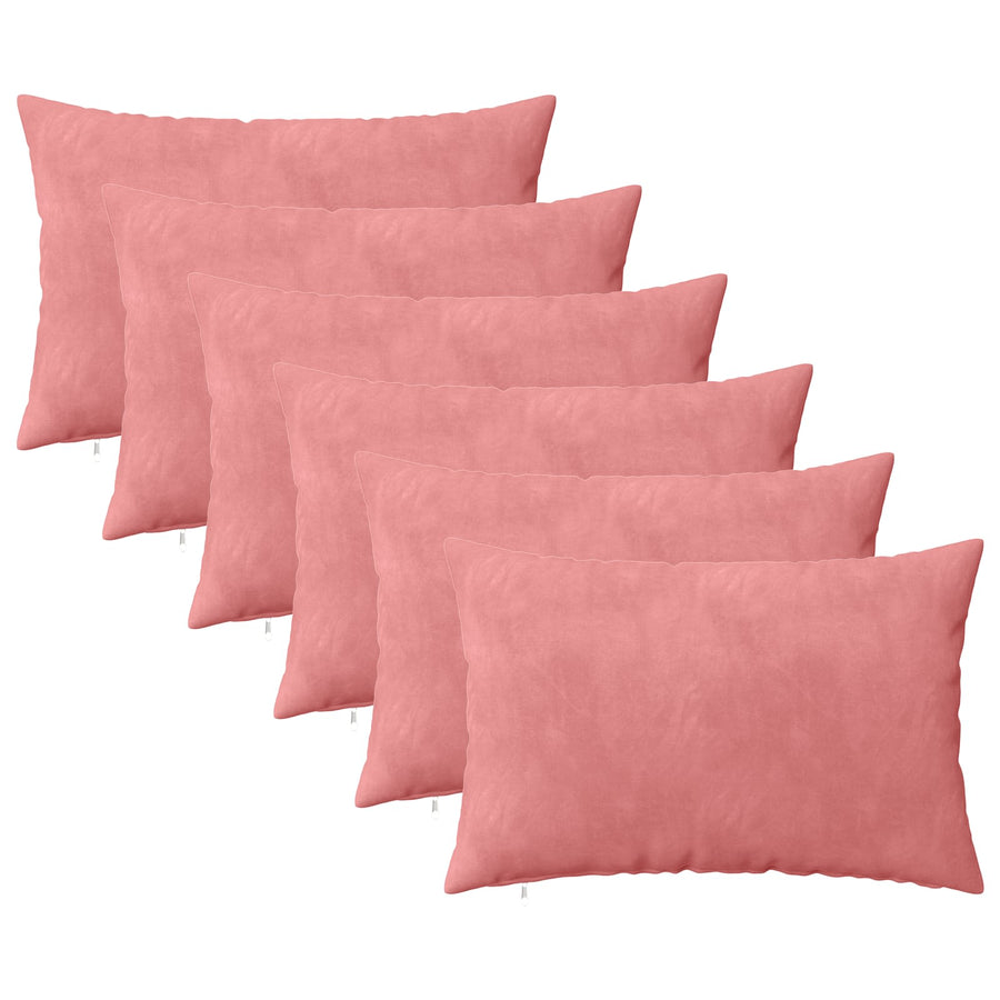 Kussensloop 6 pcs HEERLEN Roze 50 x 70 cm Fluweel
