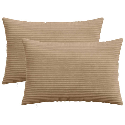 Kussensloop 2 pcs HEERLEN Bruin 50 x 70 cm corduroy