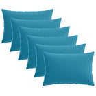 Kussensloop 6 stuks lichtblauw 50 x 70 cm polyester