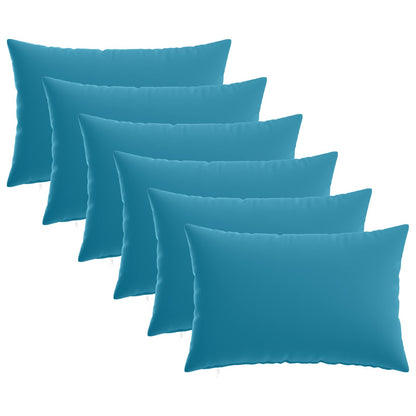 Kussensloop 6 pcs HEERLEN Lichtblauw 50 x 70 cm Polyester