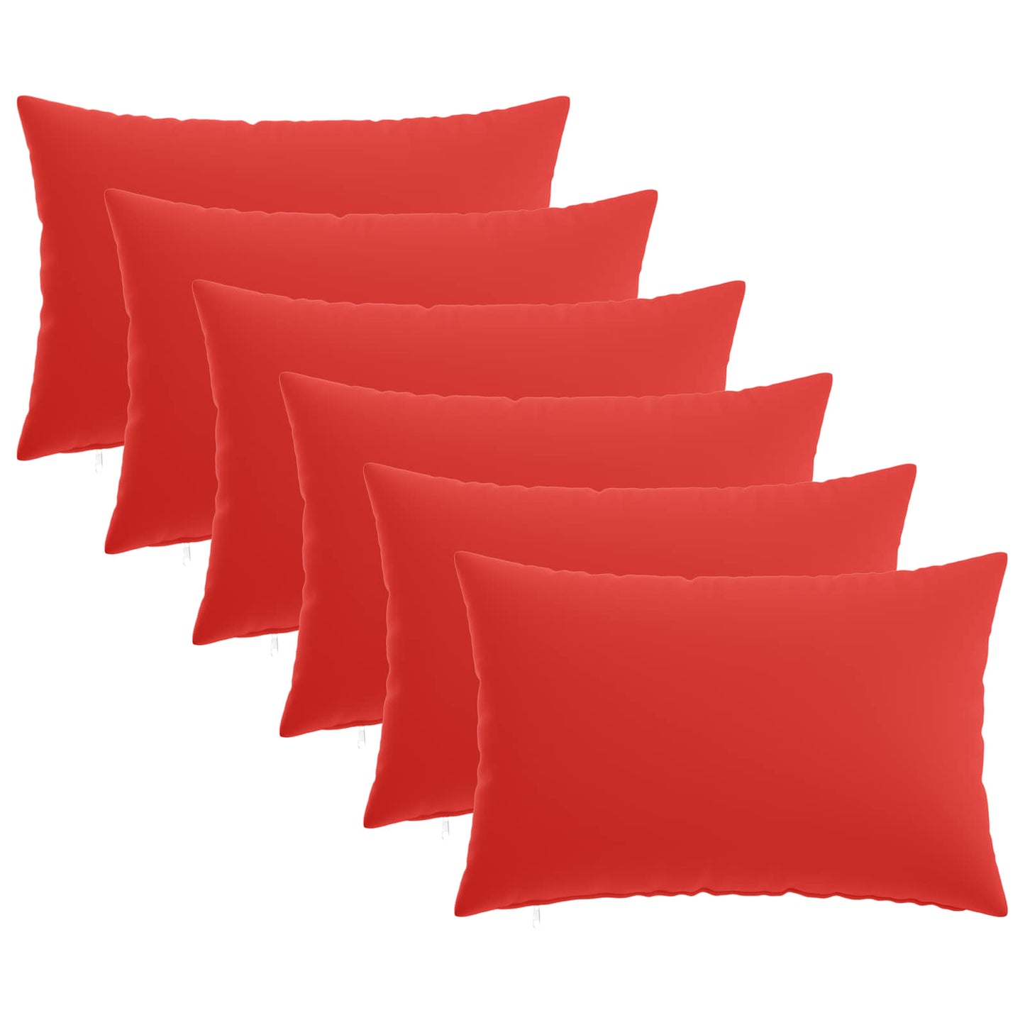 Kussensloop 6 pcs HEERLEN Rood 50 x 70 cm Polyester
